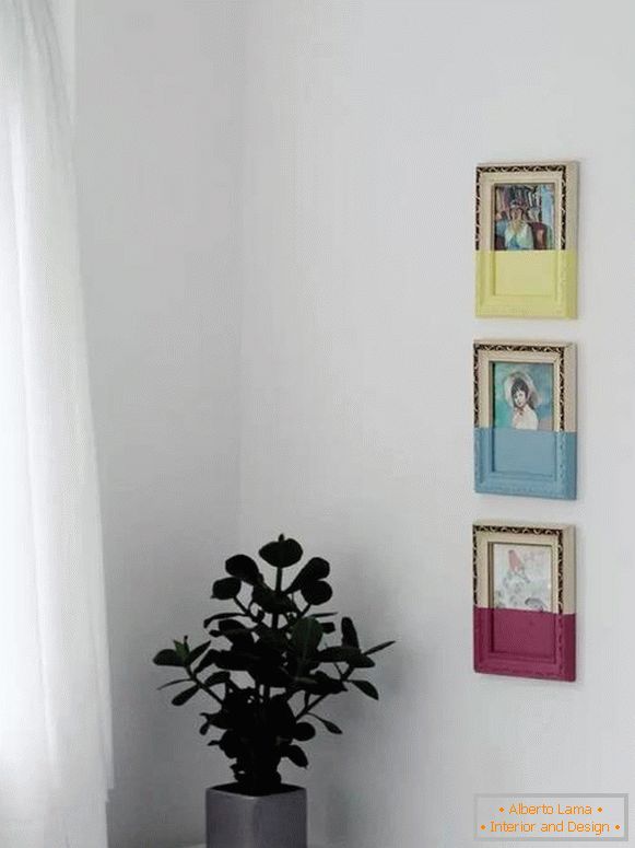 Картини в рамки - декор на стената със собствените си ръце