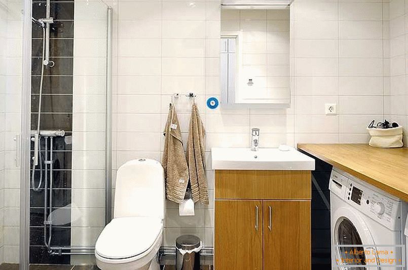 Интериор на баня в апартамент в Стокхолм
