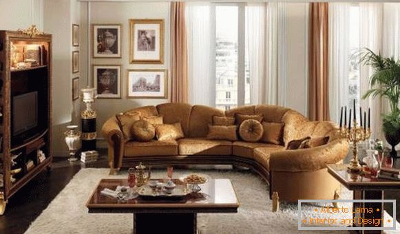 Ъглов диван в класически стил