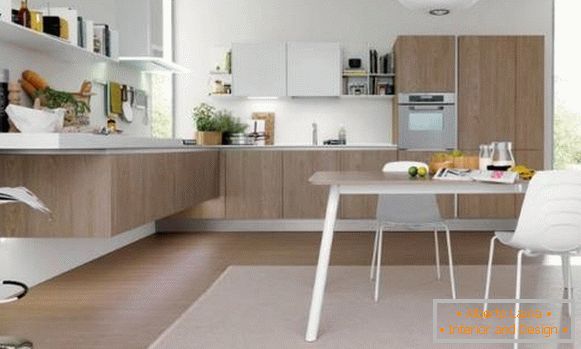 Кухненски мебели с ъглова ъгъл от Euromobil
