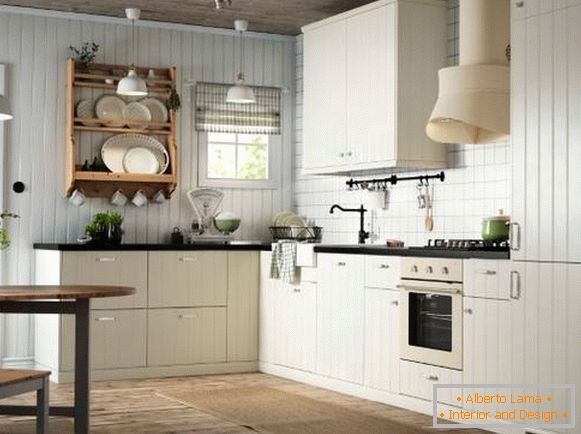 Ъглови кухненски мебели - метод IKEA hittarp