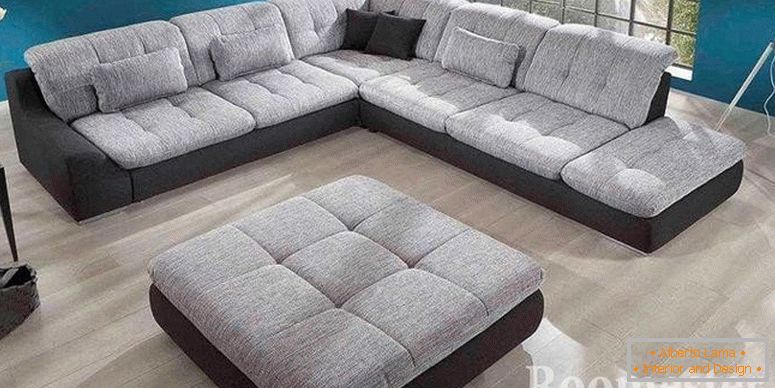 Османска и диван със същата тапицерия
