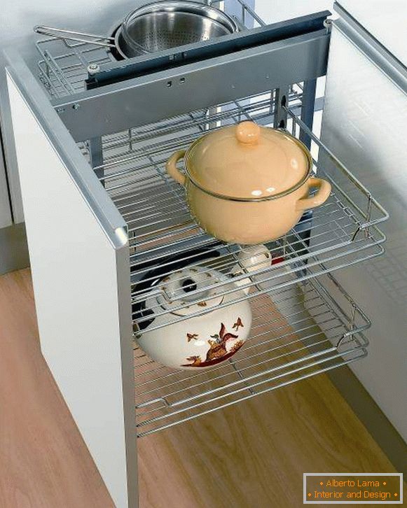 Функционални чекмеджета за кухненски ъгъл
