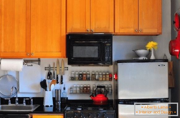 Малък парапет за кухнята - 25 снимки в интериора