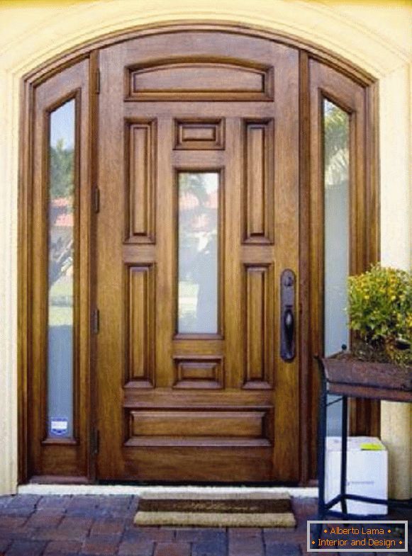 дървени входни врати с двоен стъклопакет, снимка 18