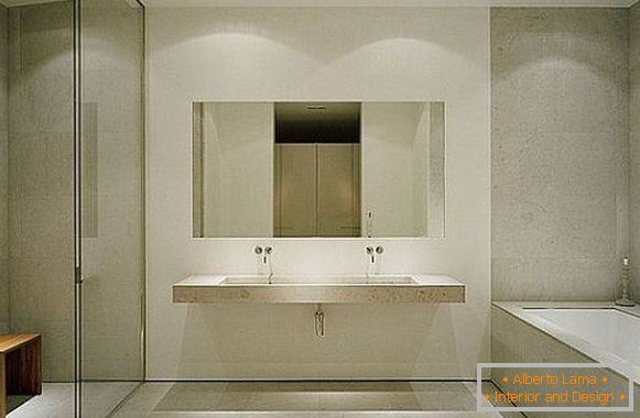 Минималистичен дизайн на банята