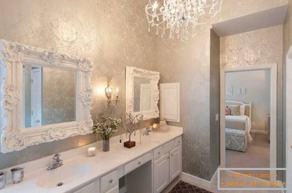 Класически огледала за баня с циментова замазка
