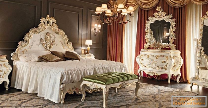 Спалня интериор във викториански стил