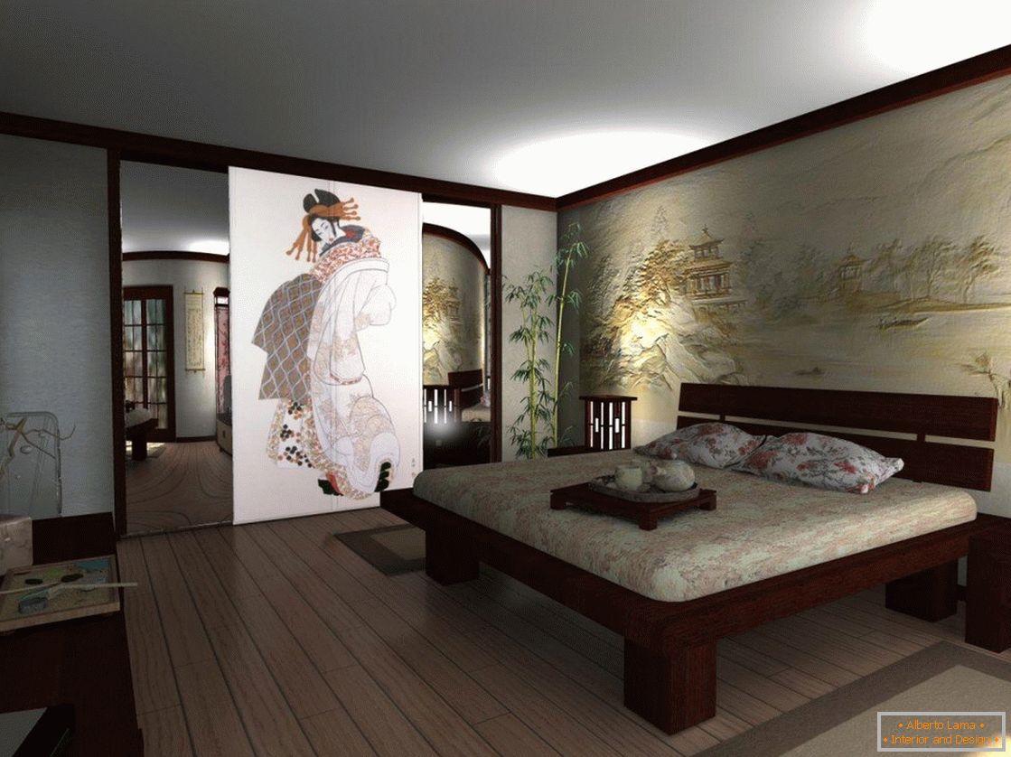 Стилизирайте спалнята под японски стил