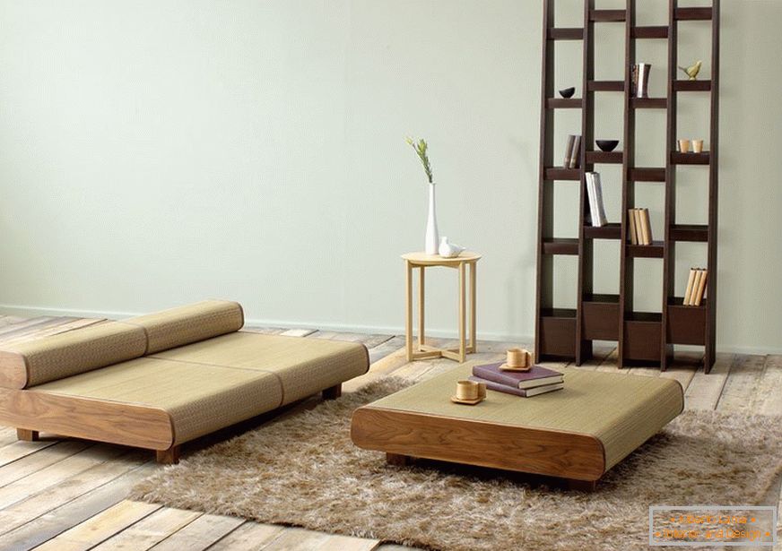 мебели в интерьере в японском стиле
