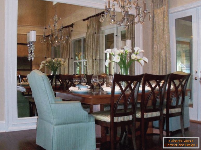 Огледален панел на стената - 55 снимки на идеи в интериора